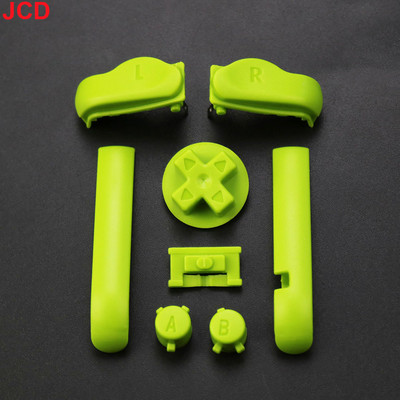 JCD 1 set visokokvalitetnih AB šarenih LR tipki Tipkovnice za Gameboy Advance tipke Okvir za GBA D jastučići Power ON OFF tipke