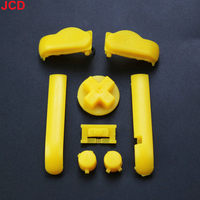 JCD 1 set visokokvalitetnih AB šarenih LR tipki Tipkovnice za Gameboy Advance tipke Okvir za GBA D jastučići Power ON OFF tipke