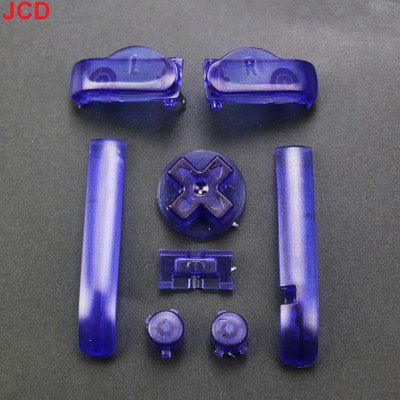JCD 1 set visokokvalitetnih AB šarenih LR tipki Tipkovnice za Gameboy Advance tipke Okvir za GBA D jastučići Power ON OFF tipke