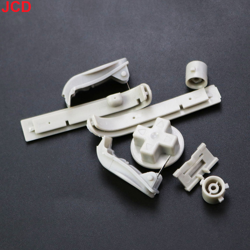 JCD 1 set visokokvalitetnih AB šarenih LR tipki Tipkovnice za Gameboy Advance tipke Okvir za GBA D jastučići Power ON OFF tipke