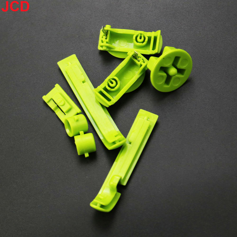 JCD 1 set visokokvalitetnih AB šarenih LR tipki Tipkovnice za Gameboy Advance tipke Okvir za GBA D jastučići Power ON OFF tipke