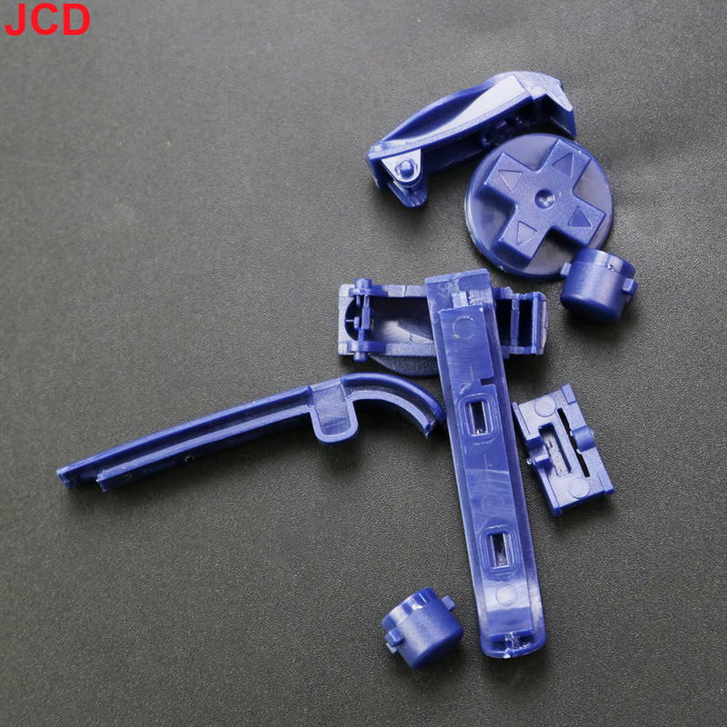 JCD 1 set visokokvalitetnih AB šarenih LR tipki Tipkovnice za Gameboy Advance tipke Okvir za GBA D jastučići Power ON OFF tipke