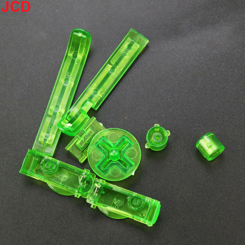 JCD 1 set visokokvalitetnih AB šarenih LR tipki Tipkovnice za Gameboy Advance tipke Okvir za GBA D jastučići Power ON OFF tipke