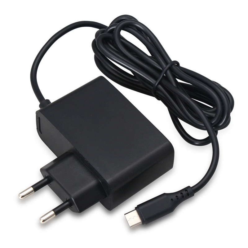Nintendo Switchhez EU/USA dugós váltóáramú adapter fali utazáshoz otthoni USB C típusú tápegység töltő Nintend Switch NS játékkonzolhoz