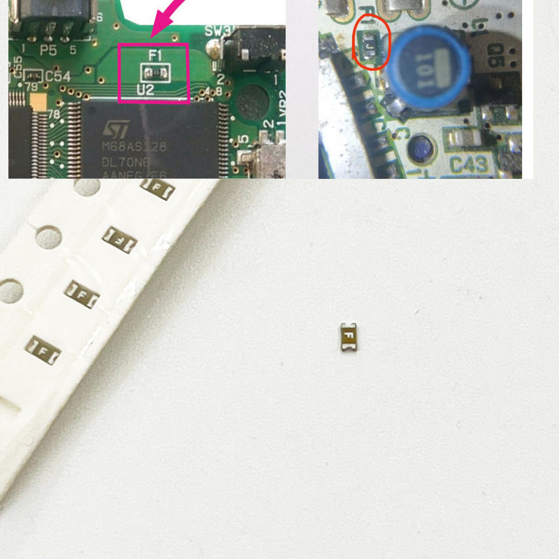 10 db x Nintendo Game Boy Advance GBA / GBA SP / NDS/ 3DS / NDSi F1 F2 csere gyors kioldó biztosítékok