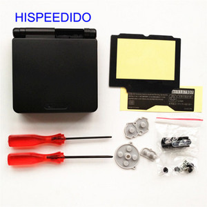 HISPEEDIDO Set complet de piese de reparare a capacului carcasei pentru carcasa Nintendo GBA SP pentru butoane pentru șurubelniță Gameboy Advance SP Shell