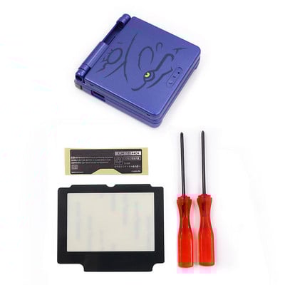 HISPEEDIDO Set complet de piese de reparare a capacului carcasei pentru carcasa Nintendo GBA SP pentru butoane pentru șurubelniță Gameboy Advance SP Shell