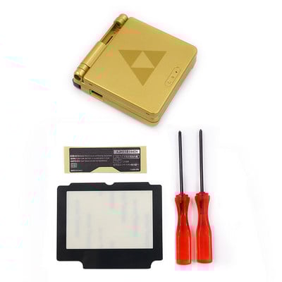 HISPEEDIDO Set complet de piese de reparare a capacului carcasei pentru carcasa Nintendo GBA SP pentru butoane pentru șurubelniță Gameboy Advance SP Shell