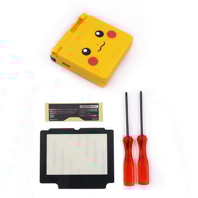 HISPEEDIDO Set complet de piese de reparare a capacului carcasei pentru carcasa Nintendo GBA SP pentru butoane pentru șurubelniță Gameboy Advance SP Shell