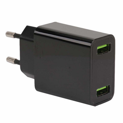 Usams Led Display Dual Usb Punjač za mobilni telefon Max 2.2a Smart Fast Charging mobilni zidni putni punjač Iphone Ipad Eu Plug