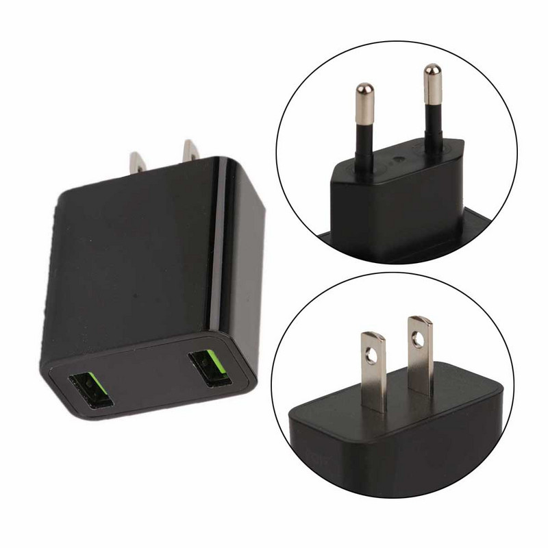 Usams Led Display Dual Usb Punjač za mobilni telefon Max 2.2a Smart Fast Charging mobilni zidni putni punjač Iphone Ipad Eu Plug