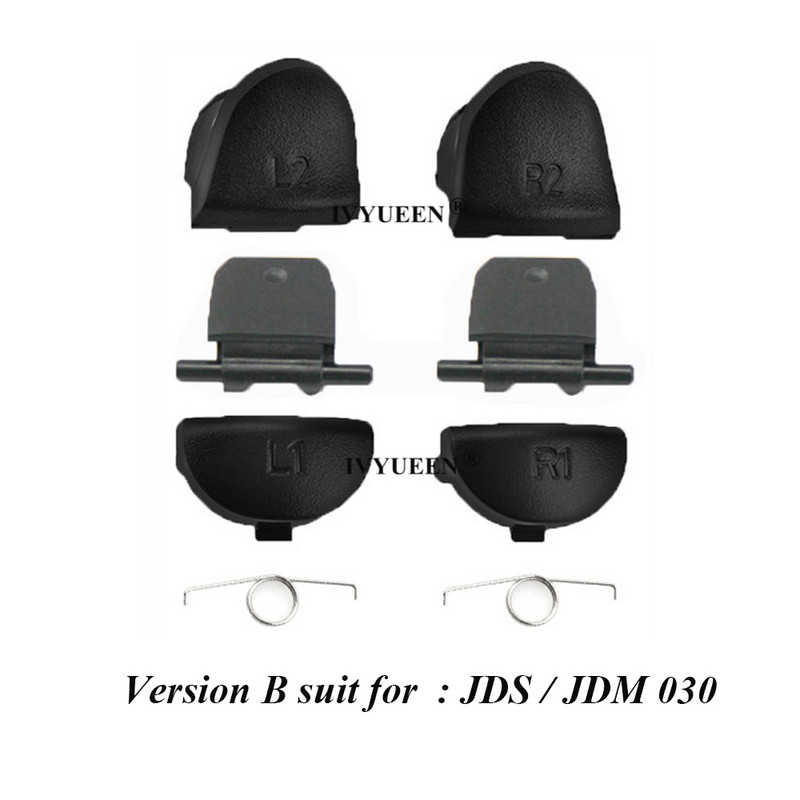 IVYUEEN pentru controler Dualshock 4 PS4 Pro Slim R2 L2 Butoane pentru PlayStation PS 4 Gamepad L1 R1 JDS JDM 055 050 040 030 011 001