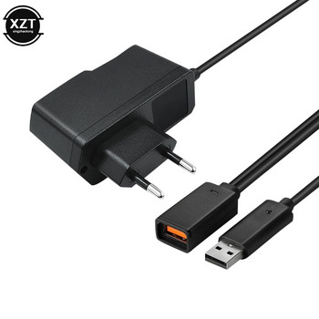 USB AC 100V-240V адаптер за захранване US/EU Plug адаптери USB зарядно устройство за зареждане за Microsoft за Xbox 360 XBOX360 Kinect сензор