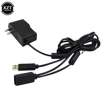 USB AC 100V-240V адаптер за захранване US/EU Plug адаптери USB зарядно устройство за зареждане за Microsoft за Xbox 360 XBOX360 Kinect сензор