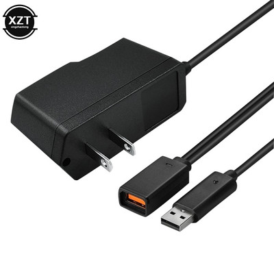 USB maiņstrāvas 100V-240V barošanas avota adapteris ASV/ES kontaktdakšas adapteri USB uzlādes lādētājs priekš Microsoft priekš Xbox 360 XBOX360 Kinect sensors