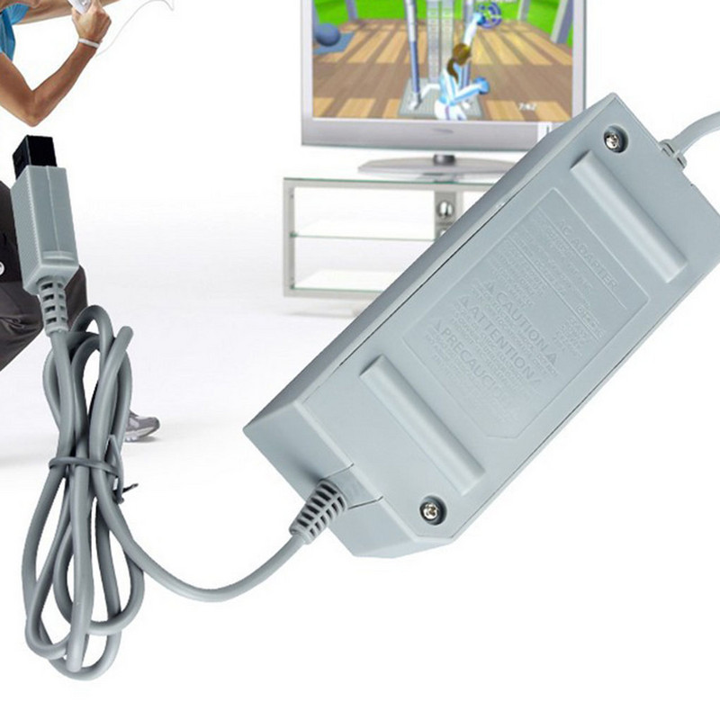 Wii EU Plug Console 110-240V įkroviklio DC 15V 5A plastikinio sieninio adapterio maitinimo šaltinio pakeitimas