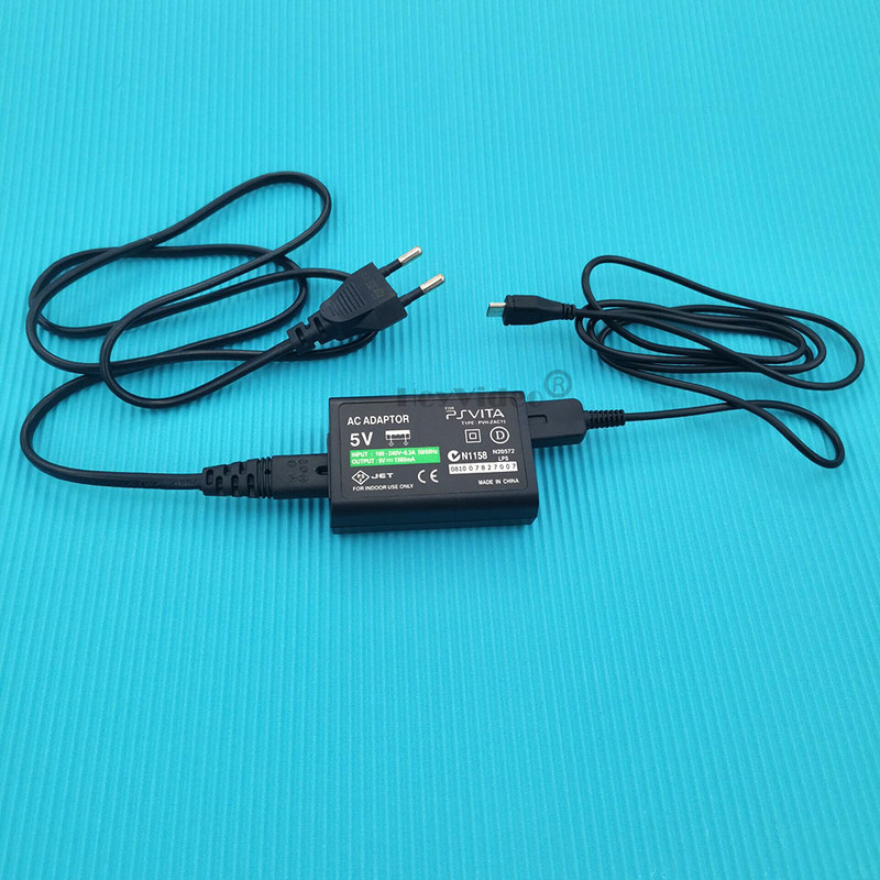 5 V maiņstrāvas adapteris USB uzlādes kabelis vads spēļu konsoles lādētāja adapteris Sony PS Vita PSV 2000 mājas lādētāja barošanas AK/ES/AS spraudnis