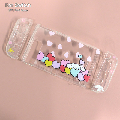 ABXY Crystal Joystick gomb hüvelykujj bot markolat sapka Switch Oled Joycons DIY gombfedél Nintendo Switch Controllerhez