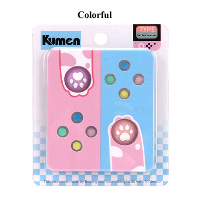 ABXY Crystal Joystick gomb hüvelykujj bot markolat sapka Switch Oled Joycons DIY gombfedél Nintendo Switch Controllerhez