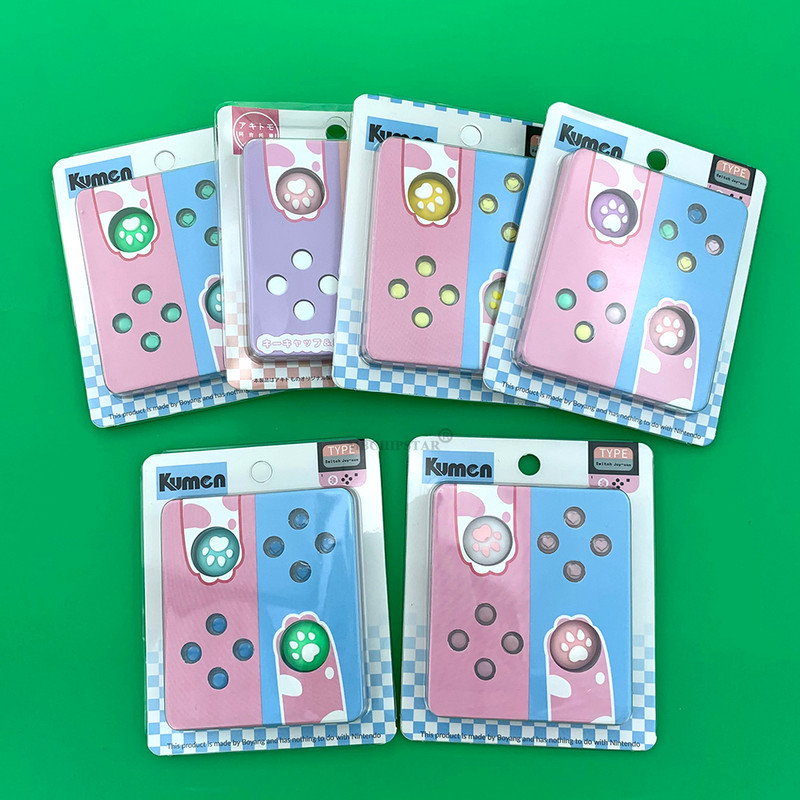 ABXY Crystal Joystick gomb hüvelykujj bot markolat sapka Switch Oled Joycons DIY gombfedél Nintendo Switch Controllerhez