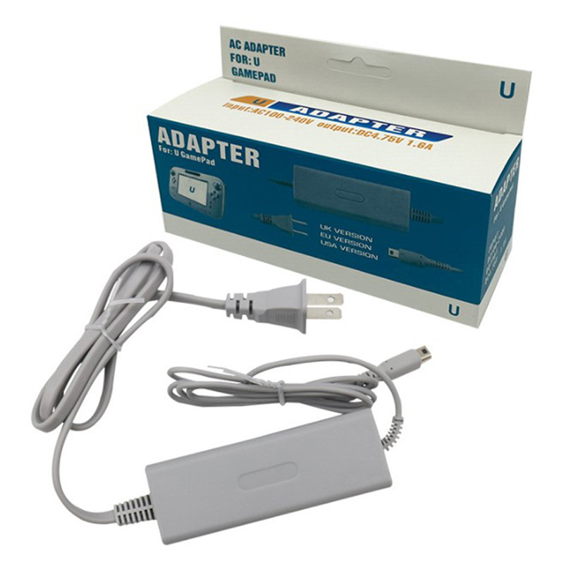 100-240 V AC adapter za punjenje za Nintendo Wii U Gamepad Kontroler Joystick Kućno zidno napajanje za WiiU Pad US/EU utikač