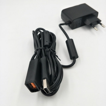 Νέο τροφοδοτικό μετασχηματιστή AC USB της ΕΕ με καλώδιο φόρτισης USB για αισθητήρα Kinect Xbox 360 XBOX360