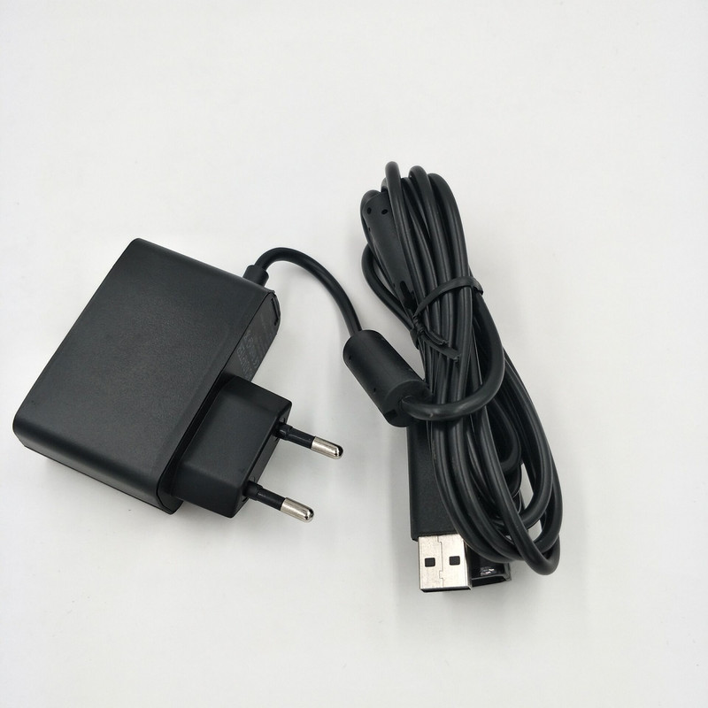 Novi EU USB AC adapter za napajanje s USB kabelom za punjenje za Xbox 360 XBOX360 Kinect senzor