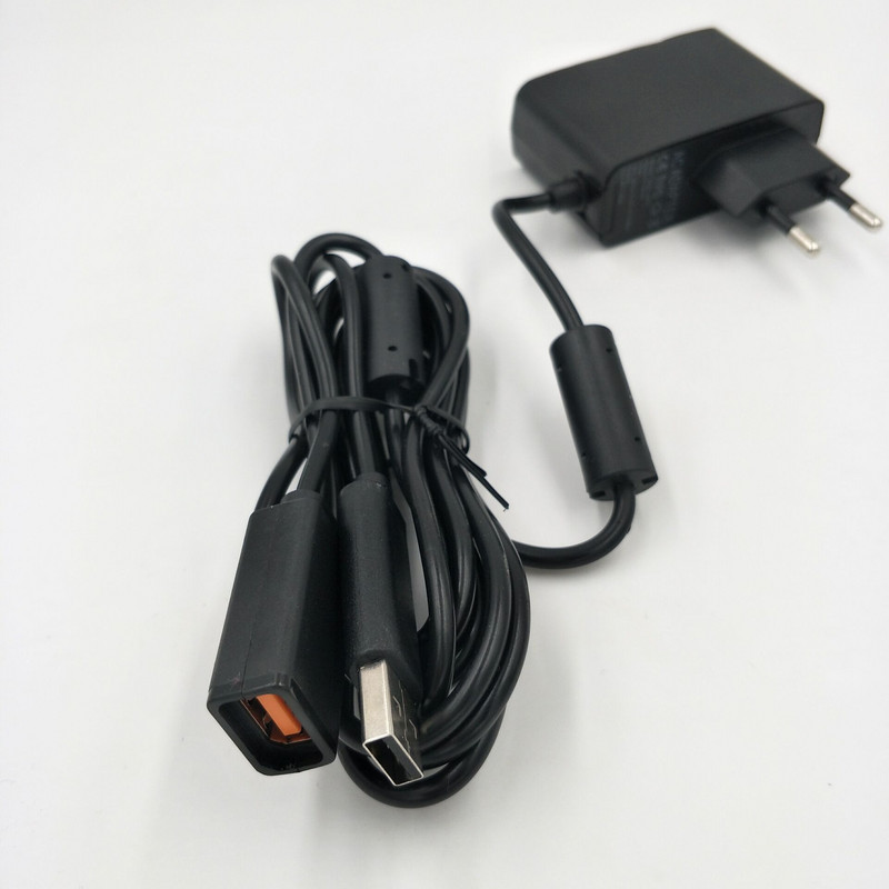 Novi EU USB AC adapter za napajanje s USB kabelom za punjenje za Xbox 360 XBOX360 Kinect senzor