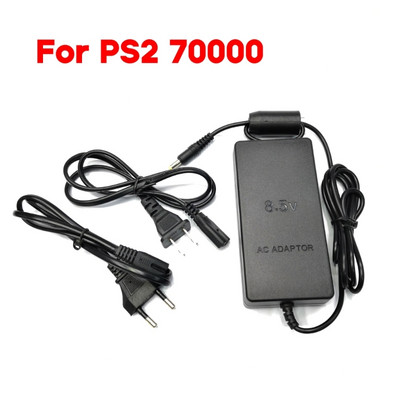 ЕС-/САЩ стандарт AC 100~240V адаптер Захранване Кабел за зарядно устройство DC 8.5V 5.6A Адаптер за Sony Playstation 2 PS2 Slim 70000 Series