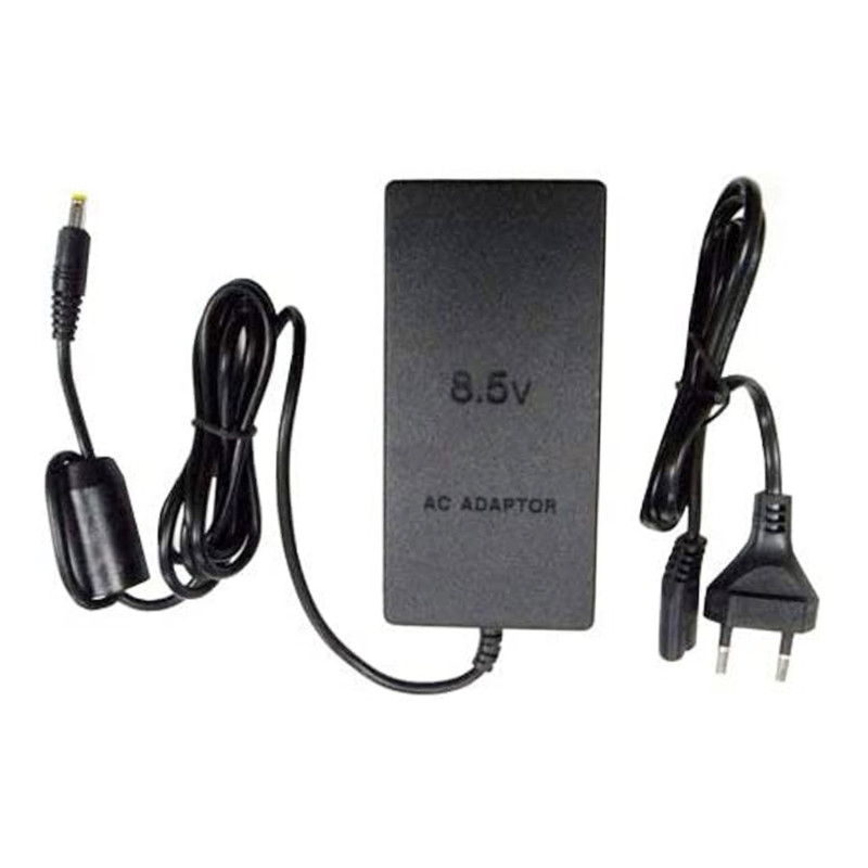EU-/USA szabványos AC 100–240 V adapter tápegység töltőkábel DC 8,5 V 5,6 A adapter Sony Playstation 2 PS2 Slim 70000 sorozathoz