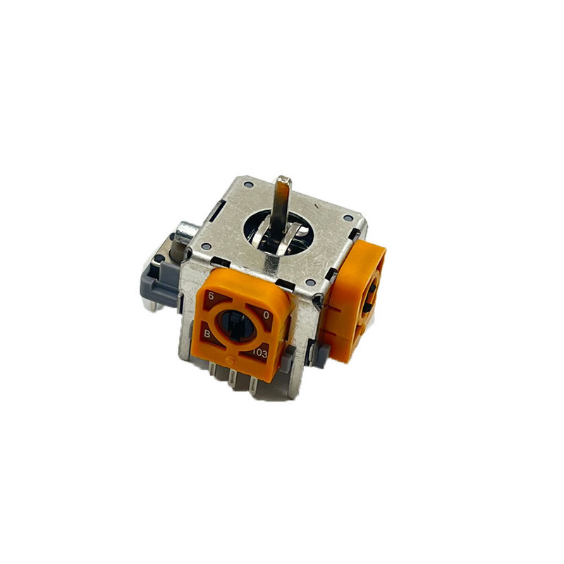 2 vnt. metalinio veleno 3D analoginio nykščio lazdelės jutiklio vairasvirtės modulio pakeitimas, skirtas Xbox 360 PS2 valdikliui