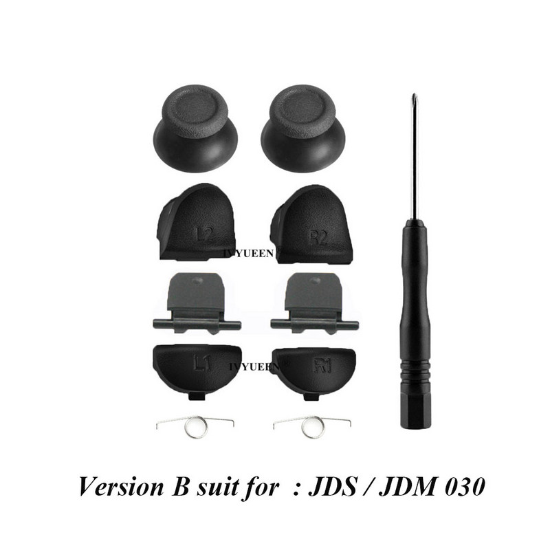 IVYUEEN 9 in 1 Analog Pöidla pulgad PlayStation 4 PS4 Pro õhukese kontrolleri L1 R1 L2 R2 päästikunupud Dualshock 4 parandamiseks