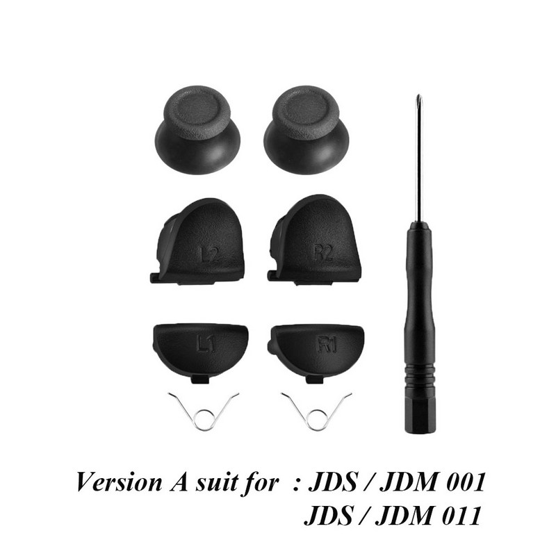 IVYUEEN 9 in 1 Analog Pöidla pulgad PlayStation 4 PS4 Pro õhukese kontrolleri L1 R1 L2 R2 päästikunupud Dualshock 4 parandamiseks