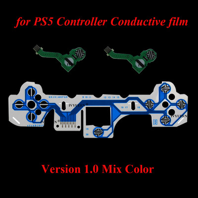IVYUEEN pentru controler PlayStation 5 PS5 Cablu flexibil pentru tastatură cu film conductiv pentru placa de circuite cu panglică de control Dualsense 5 DS5