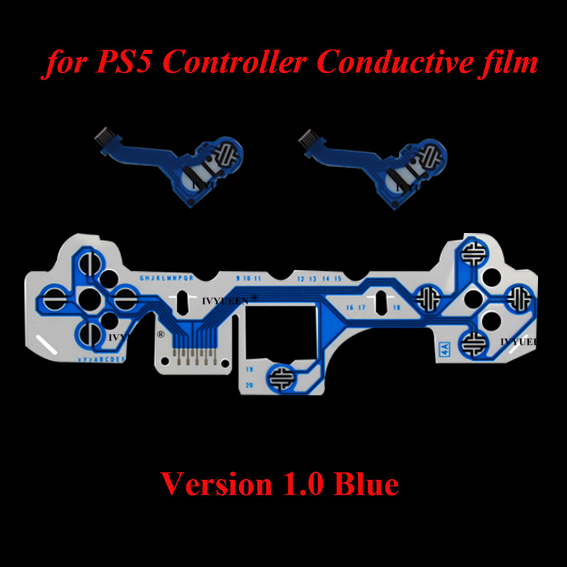 IVYUEEN pentru controler PlayStation 5 PS5 Cablu flexibil pentru tastatură cu film conductiv pentru placa de circuite cu panglică de control Dualsense 5 DS5