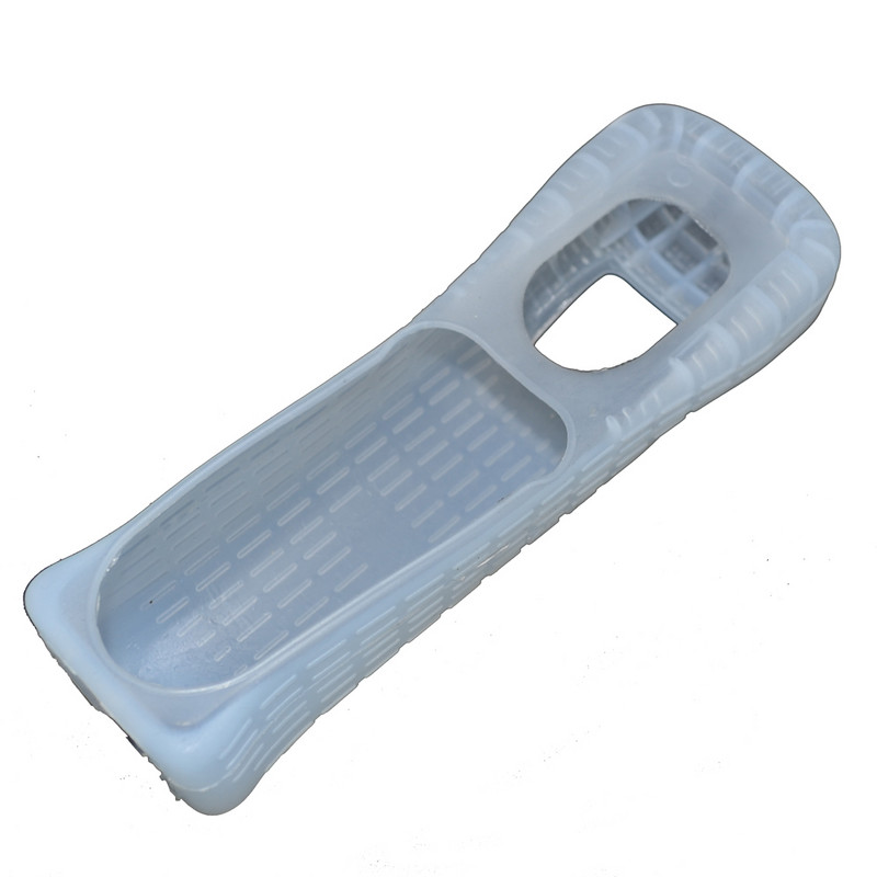 Silikonska gumena torbica s remenom za ruku za Wii daljinski upravljač Mekana kožna školjka od silikona