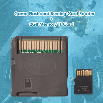 R4 Παιχνίδια βίντεο Κάρτα μνήμης Λήψη παιχνιδιών Προσαρμογέας κάρτας flash για Nintend NDS NDSL για κάρτα μνήμης TF Αφιερωμένος με κάρτα TF 2 GB