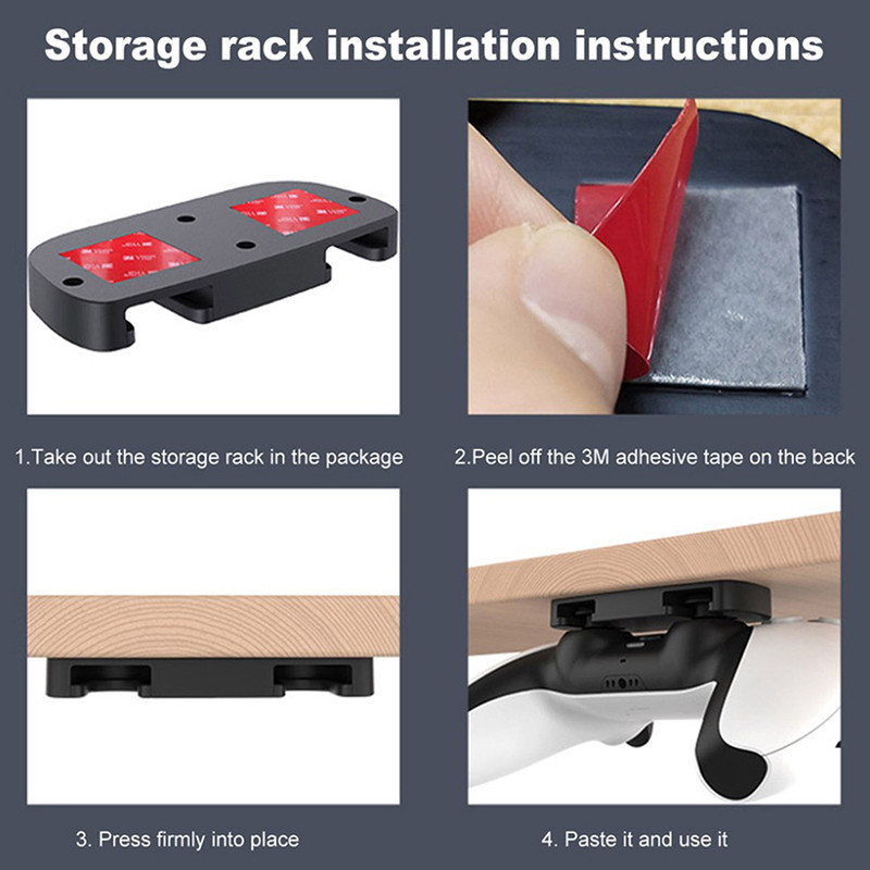 1 controler de joc portabil, mâner pentru suport de depozitare agățat, suport pentru gamepad, suport pentru consolă, accesorii pentru jocuri Ps5/ps4