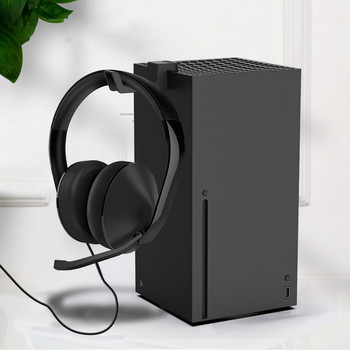 Για το Xbox Series X Θήκη για γάντζο ακουστικών για κονσόλα παιχνιδιών Κρεμαστό βραχίονα ακουστικών Αξεσουάρ βάσης για ακουστικά με ράφι αποθήκευσης