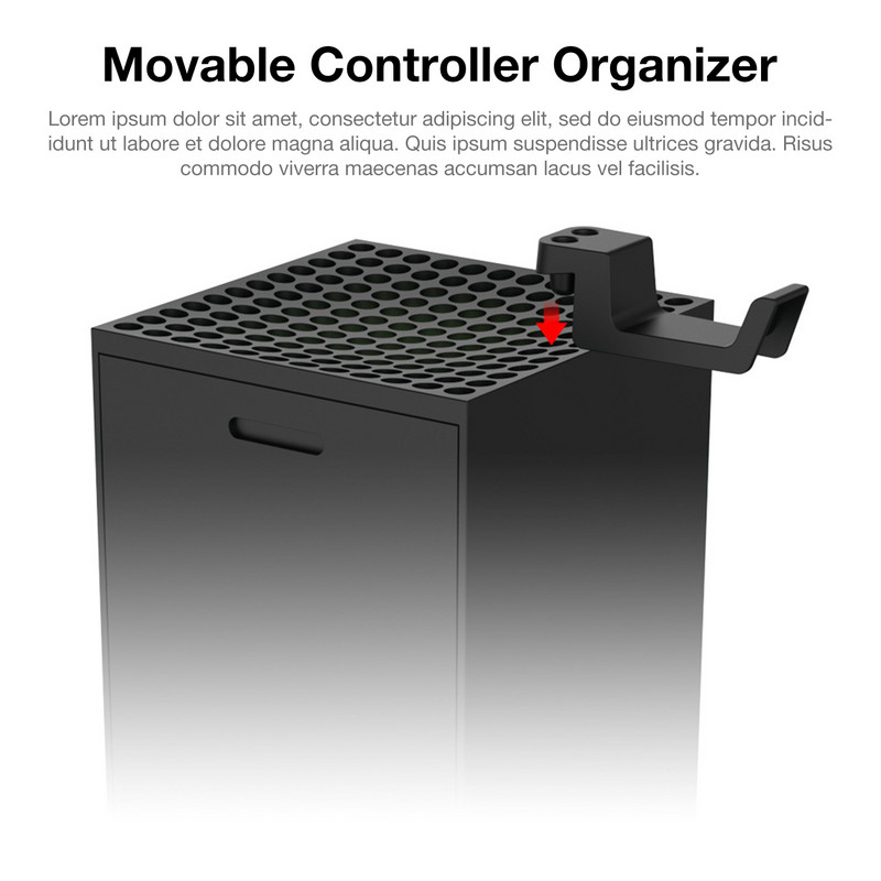 Pentru Xbox Series X Suport cârlig pentru căști pentru consolă de jocuri Suport de suspendare Suport de depozitare pentru căști Suport de afișare Accesorii pentru căști