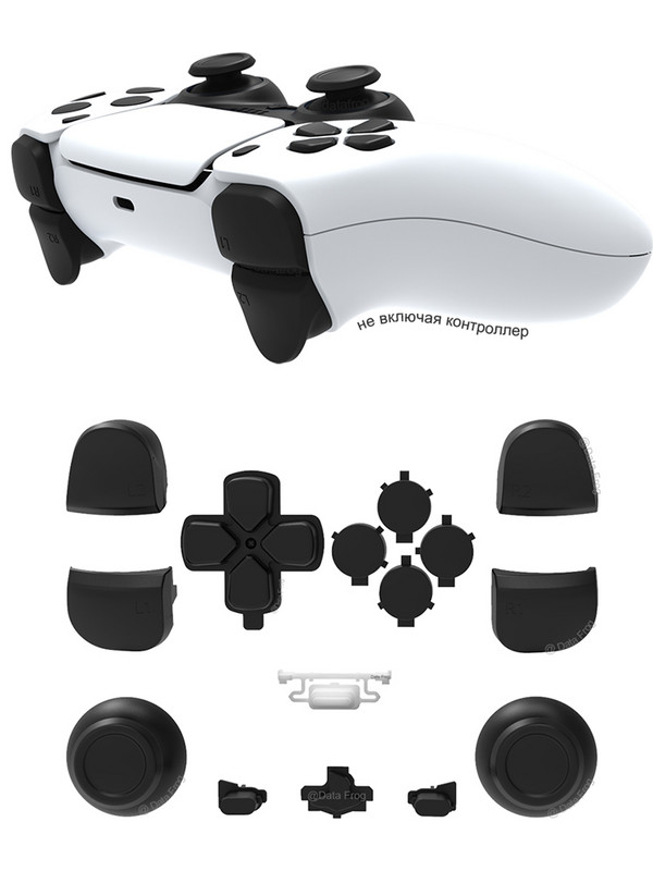 Zamjenski DIY gumb za PS5 kontroler Palice za palac Analogni rukohvat Bullet Buttons Kompleti za popravak za PS5 kontroler Dodatna oprema