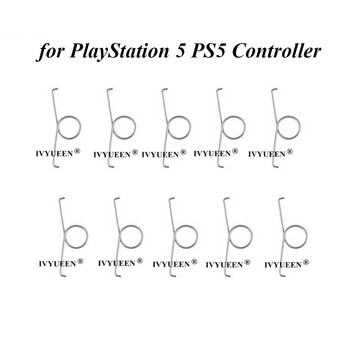 IVYUEEN 10 бр. R2 L2 Тригерни бутони Пружини за Playstation Dualshock 5 4 PS5 PS4 Pro Slim Controller Spring JDS 011 030 040