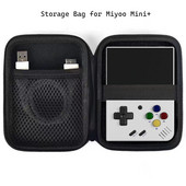 BOYHOM Miyoo Mini Plus Geantă 3.5 inch Retro Handheld Video Game Console Carcasă neagră rezistentă la apă pentru Miyoo Mini+ Portable Mini Bags