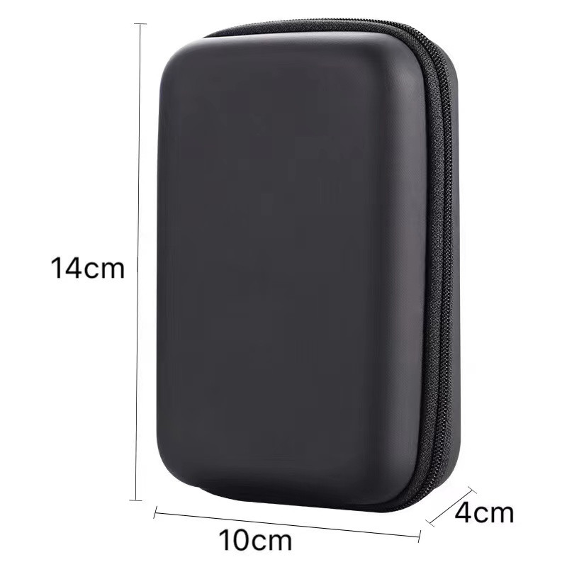 BOYHOM Miyoo Mini Plus Geantă 3.5 inch Retro Handheld Video Game Console Carcasă neagră rezistentă la apă pentru Miyoo Mini+ Portable Mini Bags