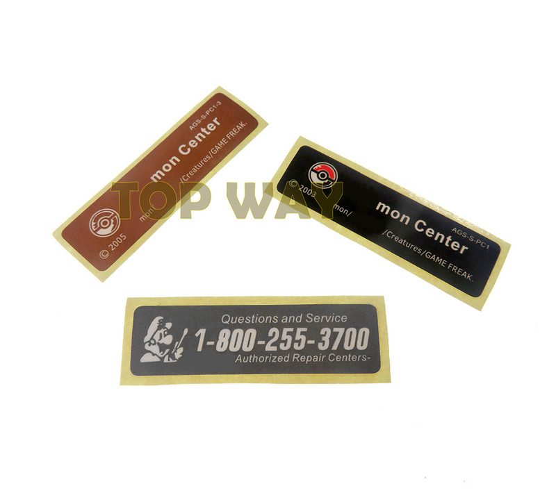 20KOM ZA GameBoy konzolu Oznaka poklopca baterije Naljepnica ZA GBA GBC GBP GBA SP konzole Univerzalna stražnja naljepnica poklopca baterije