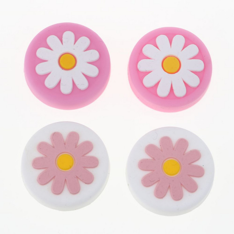 2 buc Cireș roz lămâie pentru Nintendo Switch Lite OLED Analog Thumb Grip Nintend Swith Joy Con JoyCon Controller Joystick Cap joc