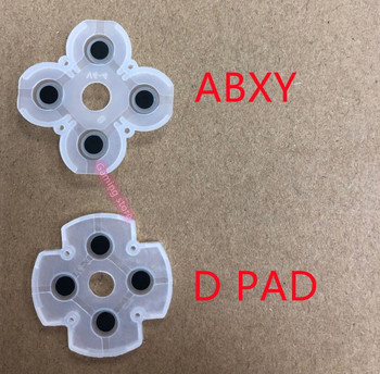 50PCS Силиконови гумени подложки ABXY D Pad бутони за Sony Playstation 4 PS4 контролер JDM-050-055 030 040 001 011