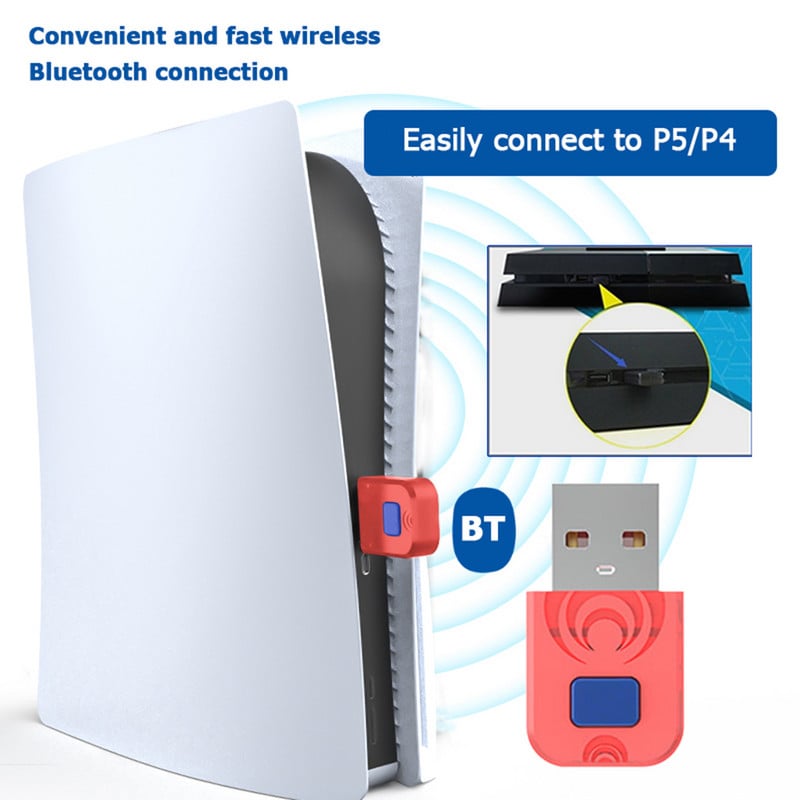 Bežični adapter USB prijemnik pretvarač za Nintendo Switch PS5 PS4 Xbox kontroler Gamepad Bluetooth adapter Dodaci za igre