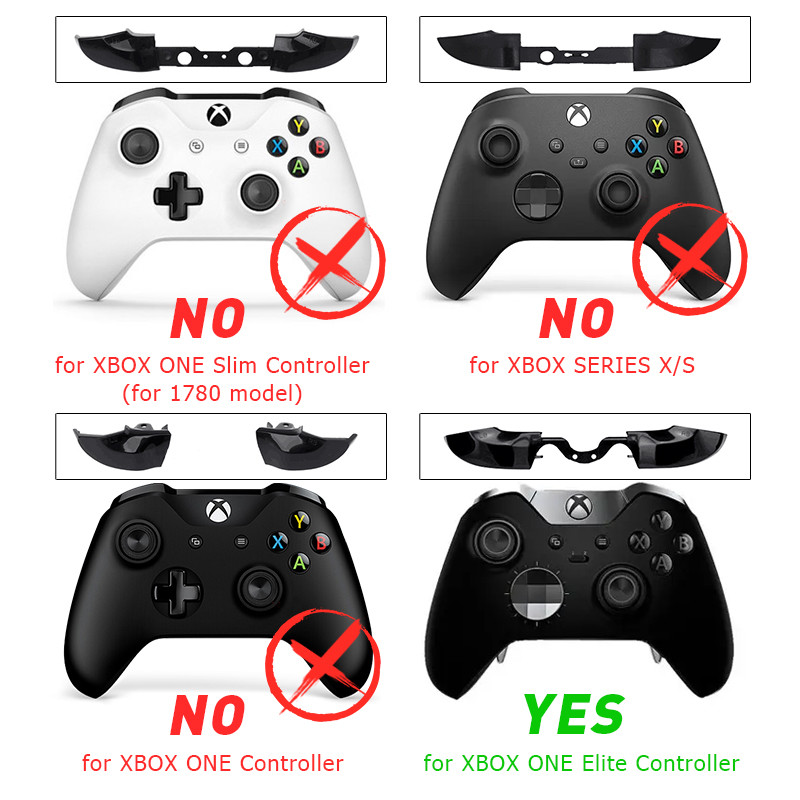 5 tk/komplekti LB RB kaitseraua päästiku nupp Xbox One Elite kontrolleri asendusosade jaoks Xbox One Elite kontrolleri tarvikute jaoks