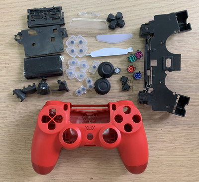 Fabricat în China Carcasă de înlocuire pentru Ps4 Slim 4.0 Jdm-040 Wireless Game Pad Joystick Controller Touch cu lumină